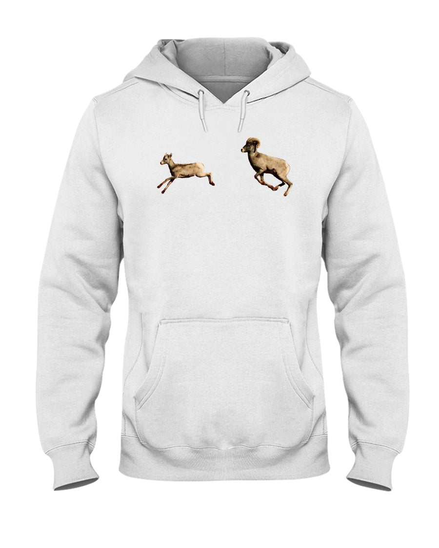 Bighorn Sheep Fun, The WYldlife Fund, Moss Apparel, Hoodie – Wildlife Apparel by Moss Apparel