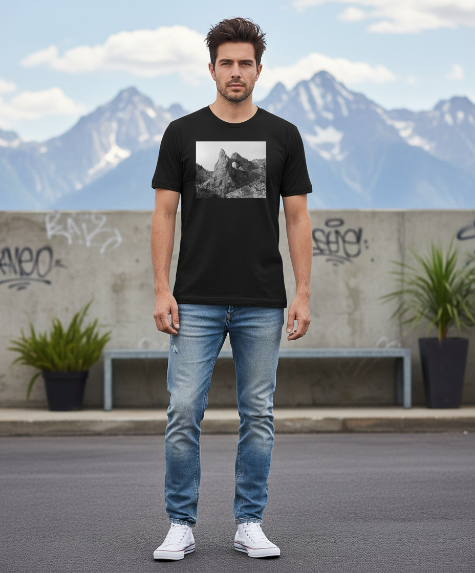 Great Basin Arch, National Park, Landscape, Moss Apparel, Unisex T-Shirt – Wildlife Apparel by Moss Apparel