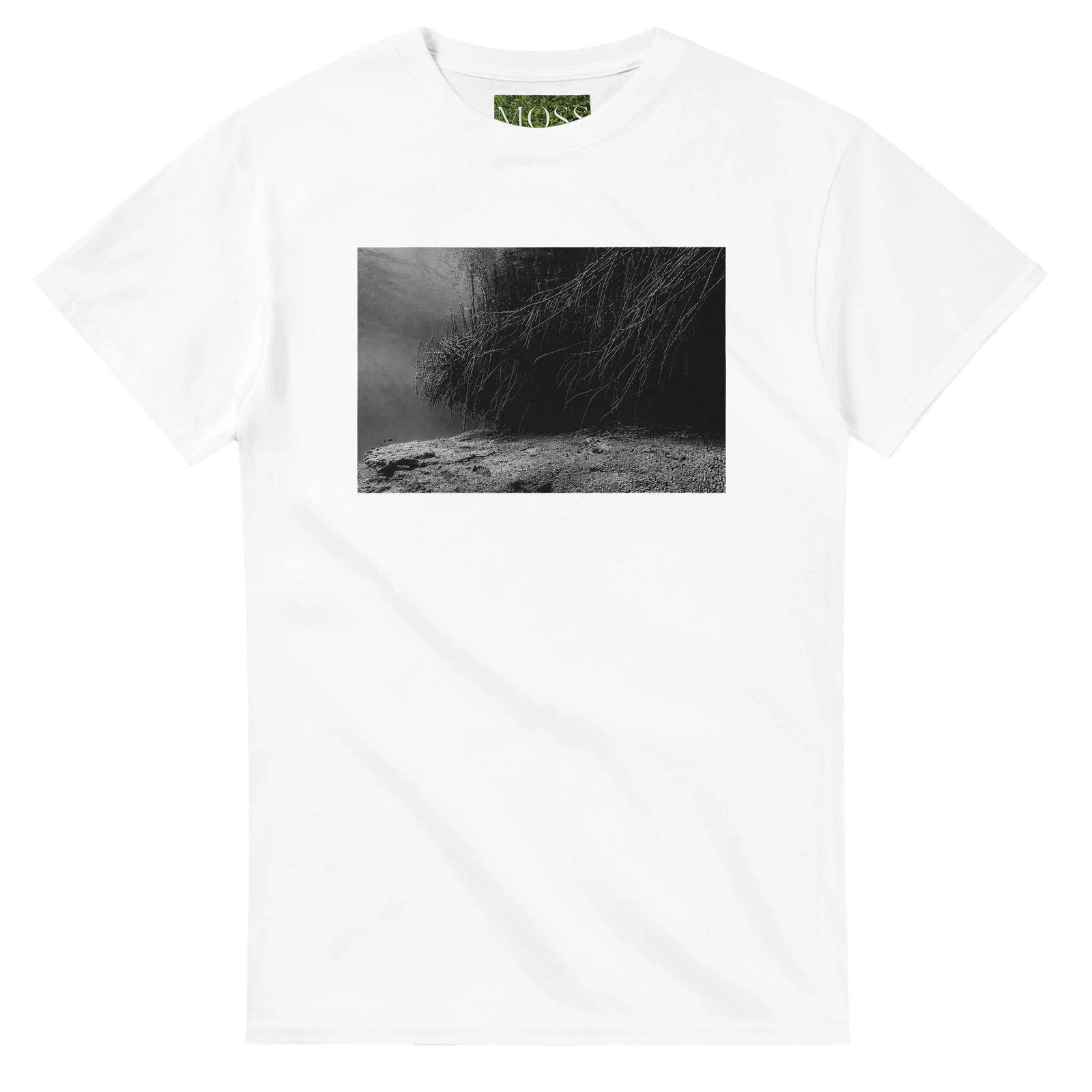 Mangrove Underwater Photography Heavyweight Seven Clean Seas Cotton T-Shirt – Wildlife Apparel by Moss Apparel