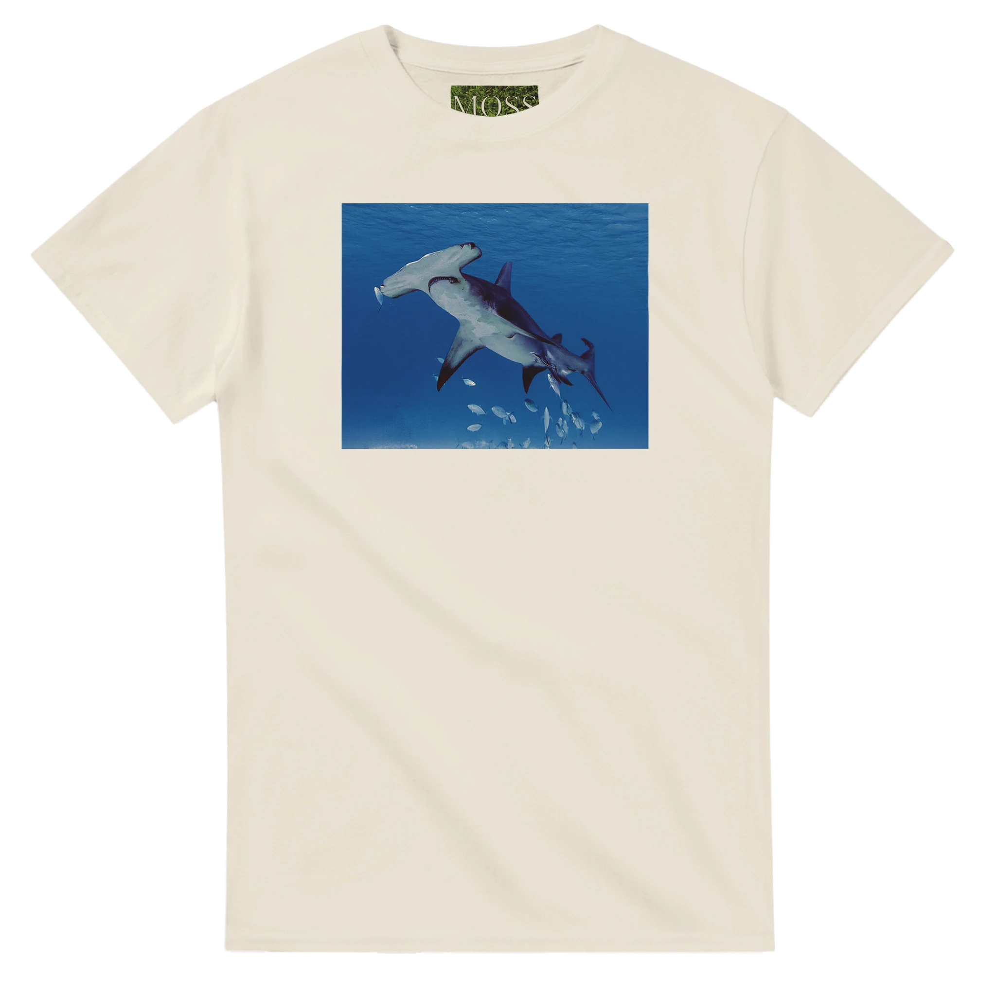 Bimini Hammerhead Shark Photography Heavyweight T-Shirt - Robert Moss Edition – Wildlife Apparel by Moss Apparel
