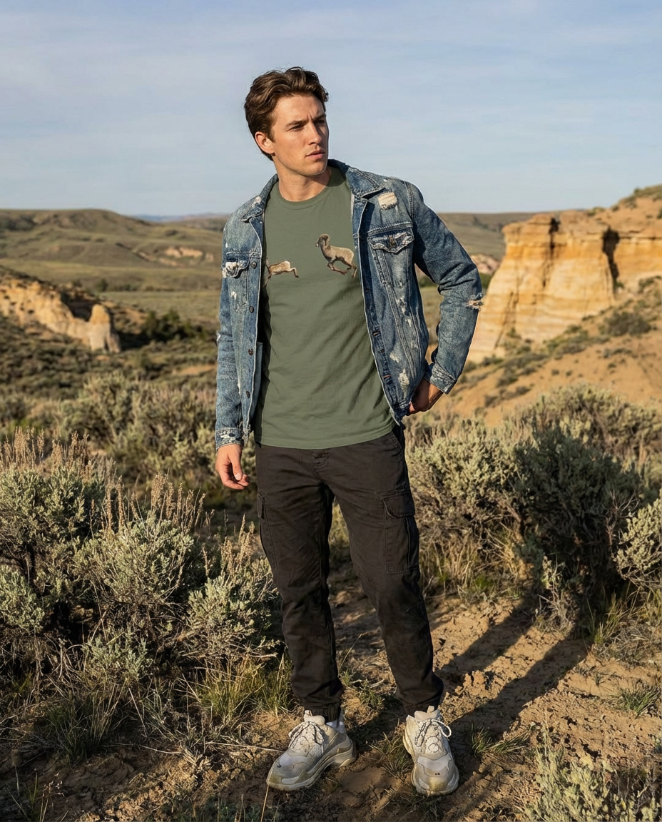 Bighorn Sheep Fun – Wildlife Apparel by Moss Apparel