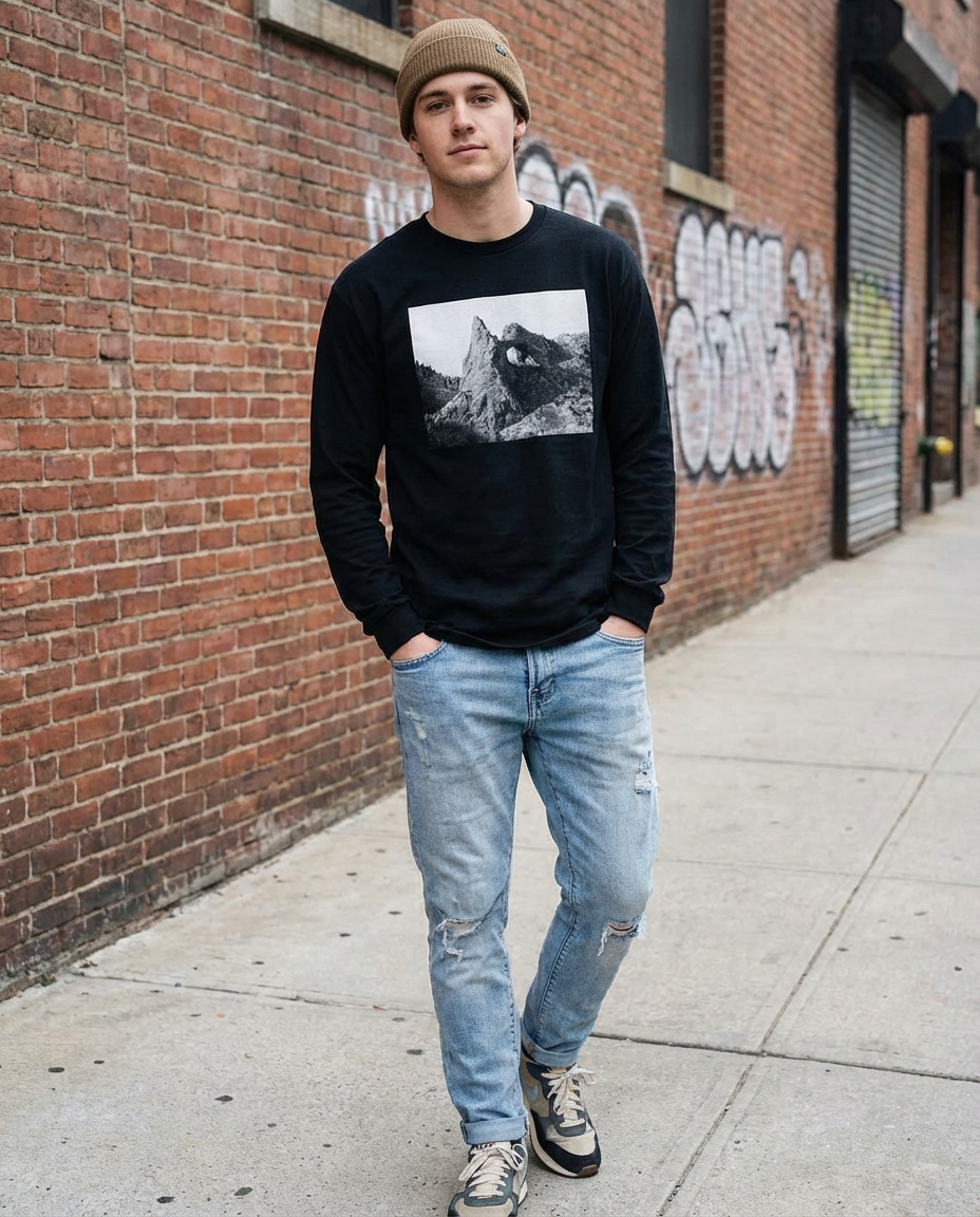 Great Basin Arch, Moss Apparel, Unisex Long Sleeve T-Shirt – Wildlife Apparel by Moss Apparel