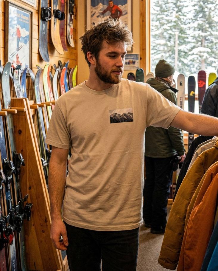 Wyoming Mountain Peaks, The WYldlife Fund, Moss Apparel, Ultra Cotton T-Shirt – Wildlife Apparel by Moss Apparel