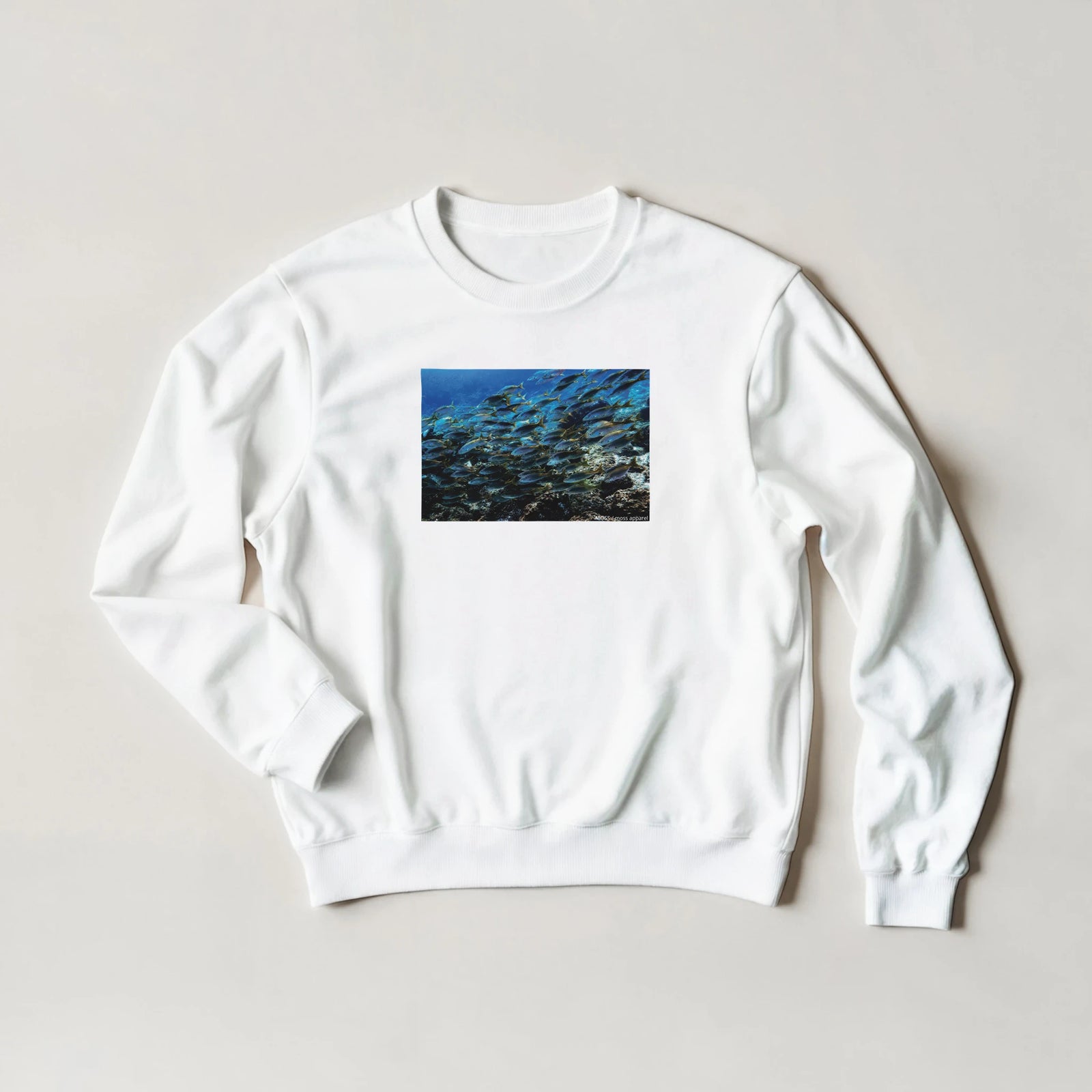 Seven Clean Seas Marine Life Crewneck Sweatshirt – Wildlife Apparel by Moss Apparel