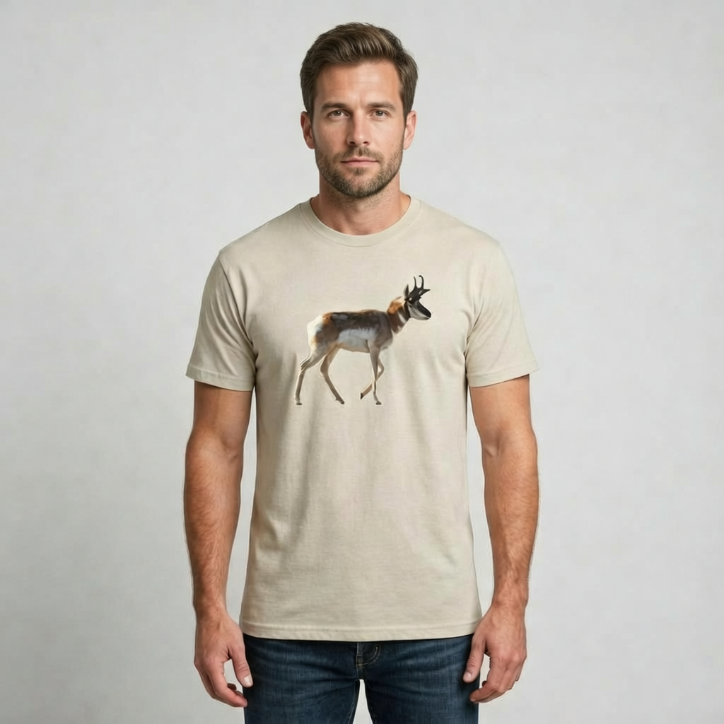 Pronghorn Wander, "WYldlife Fund", Moss Apparel, Ultra Cotton T-Shirt