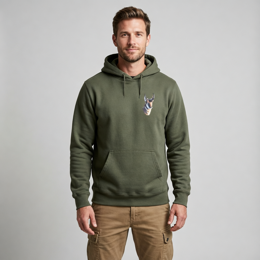 Pronghorn, "WYldlife Fund", Moss Apparel, Hoodie