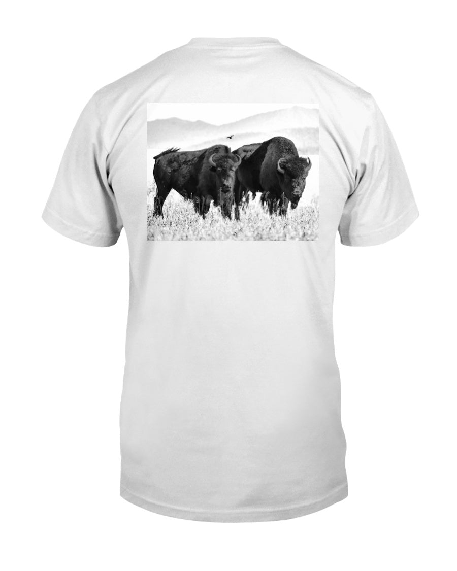 Bison Couple Ultra Cotton T-Shirt – Wildlife Apparel by Moss Apparel