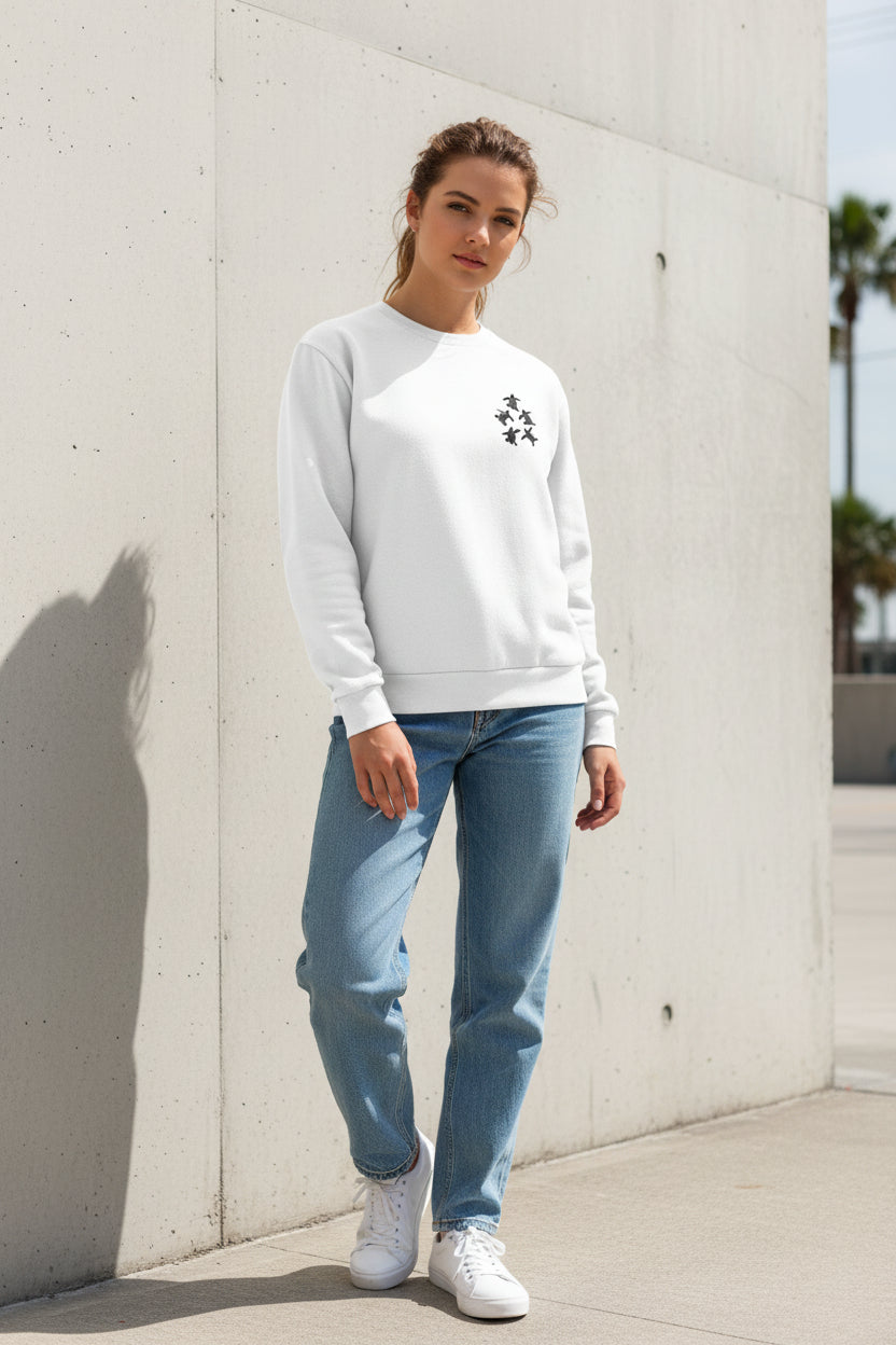 Sea Turtle Hatchling, Florida Conservation, Moss Apparel, Crewneck Sweatshirt