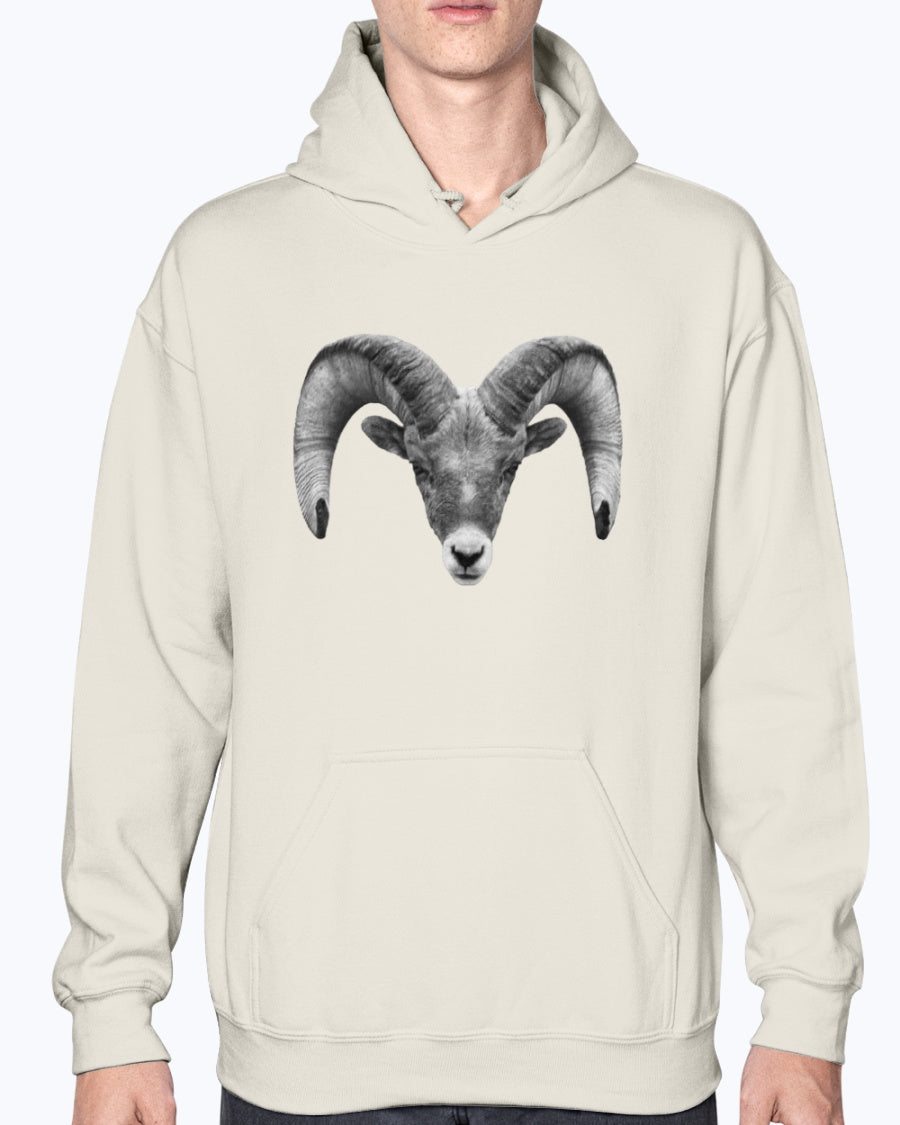 Bighorn Sheep, The WYldlife Fund, Moss Apparel, Hoodie – Wildlife Apparel by Moss Apparel